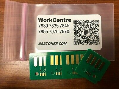 4 X Toner Chip For Xerox Wc 7830 7835 7845 7855 7970 7970i Refill